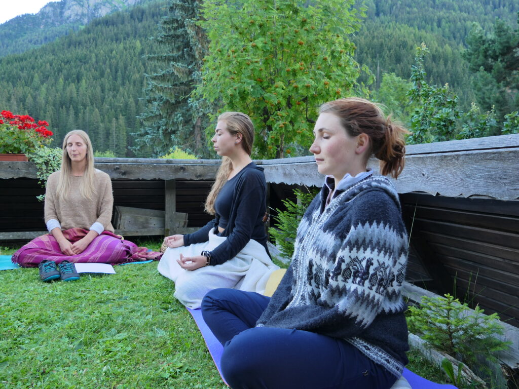 Meditazione in val di fassa